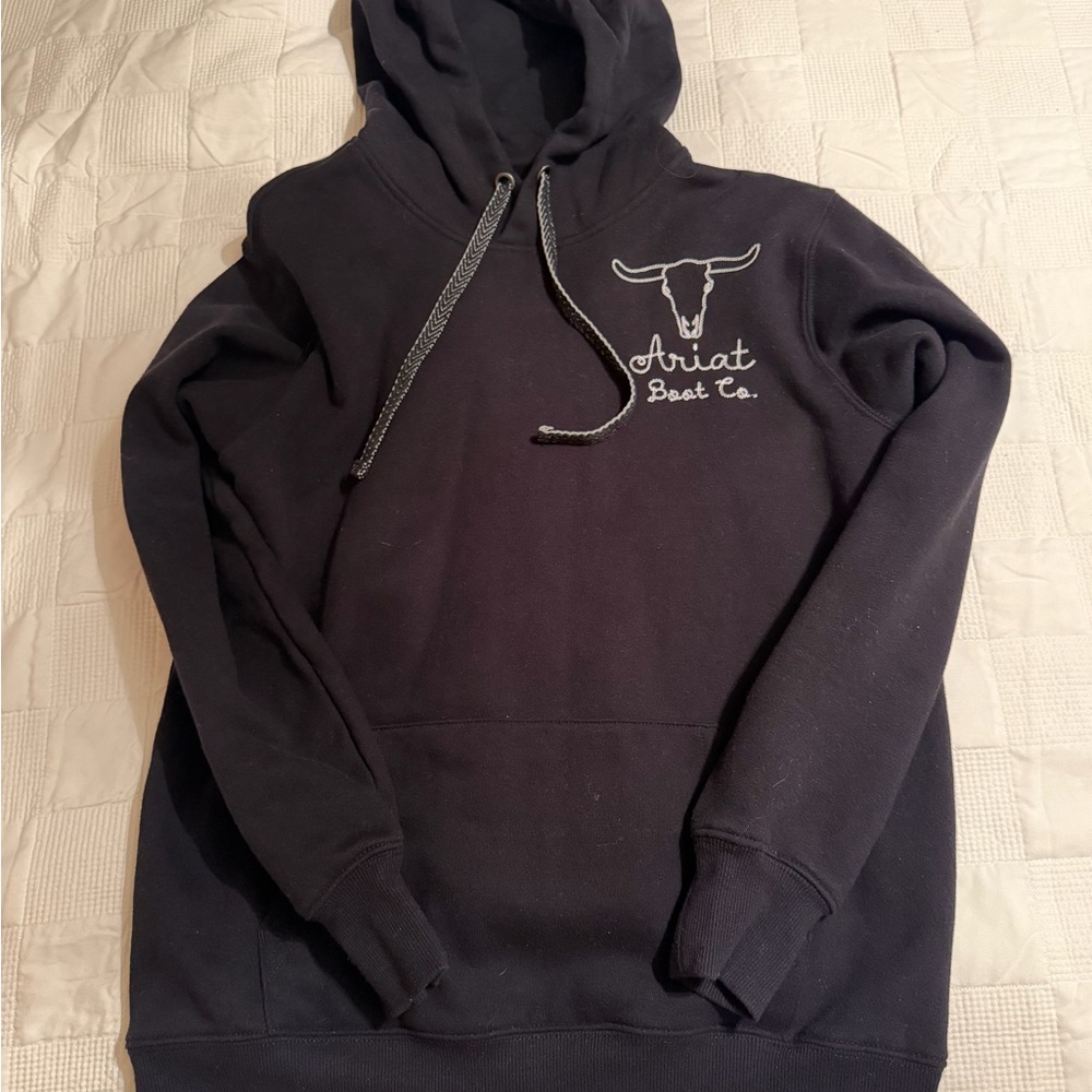 Ariat Black Steer Stitch Hoodie